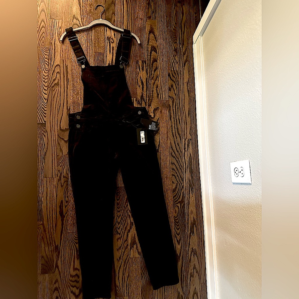 Paige Sierra Overall Vintage Black Size 26